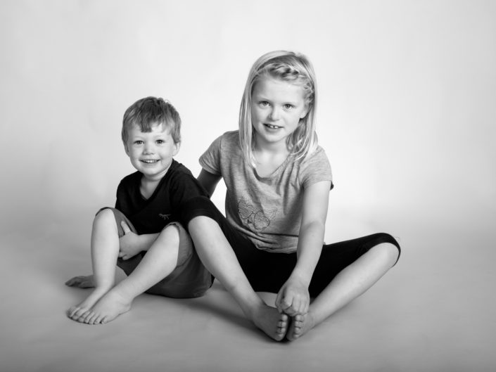 Studio portrait photography of Holly and cousin in Kent studio