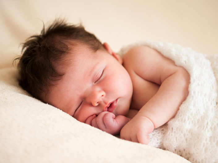 Portrait photography in Kent, photograph of newborn baby Violet