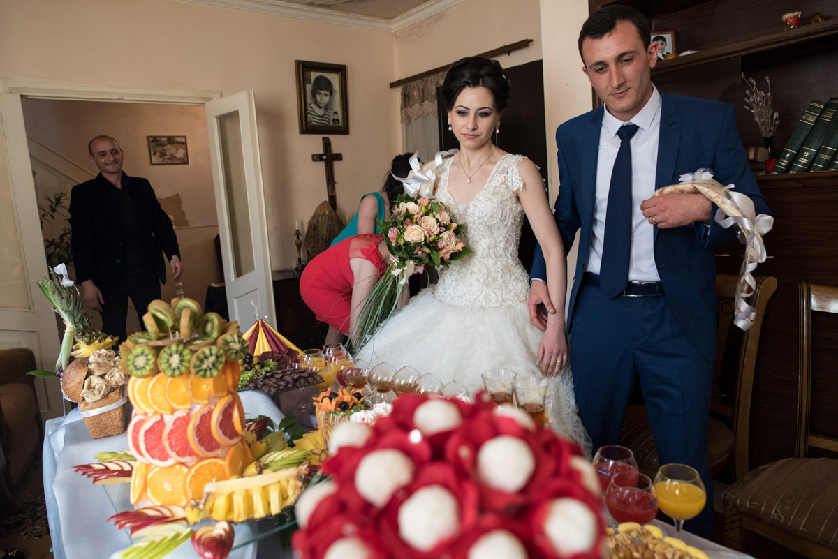 Armenian wedding reception food