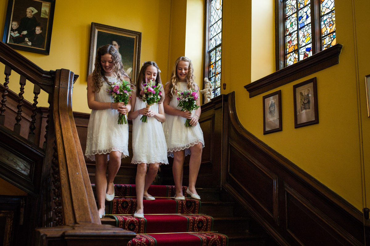 Bridesmaids at Boughton Monchelsea Place