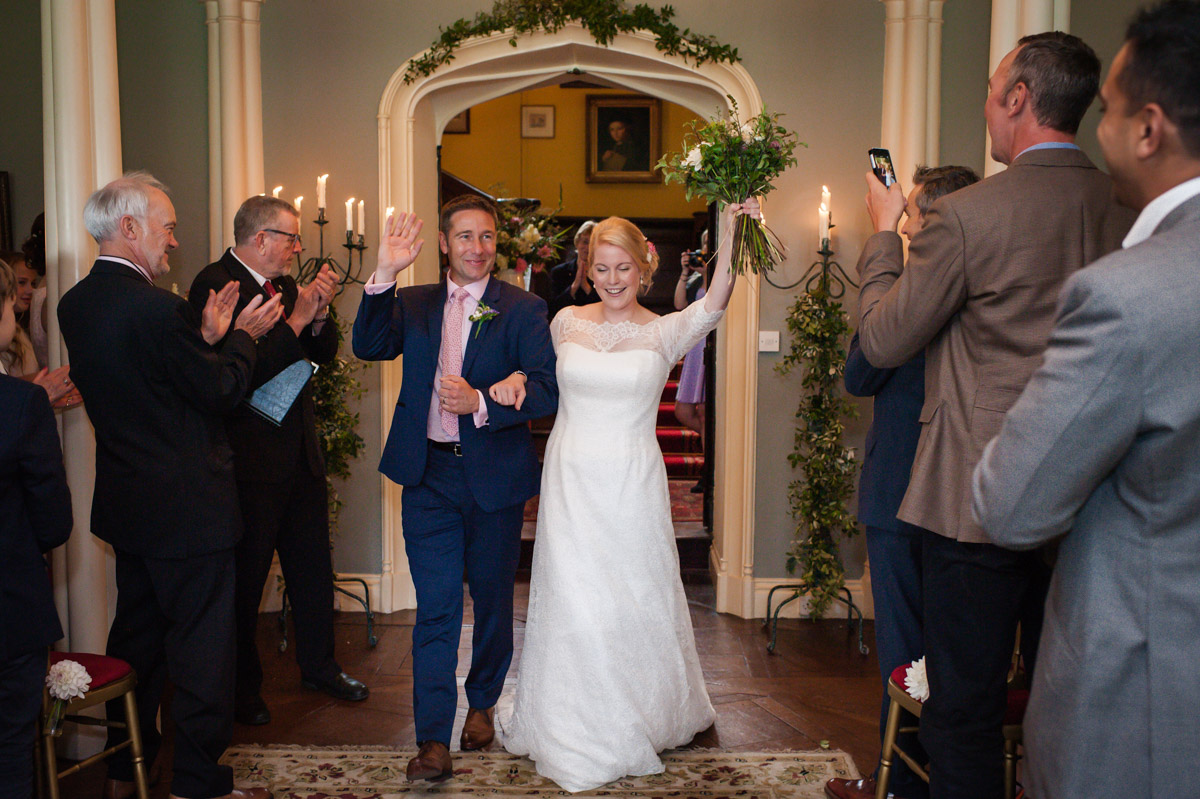 Photograph of Wedding ceremony at Boughton Monchelsea Place