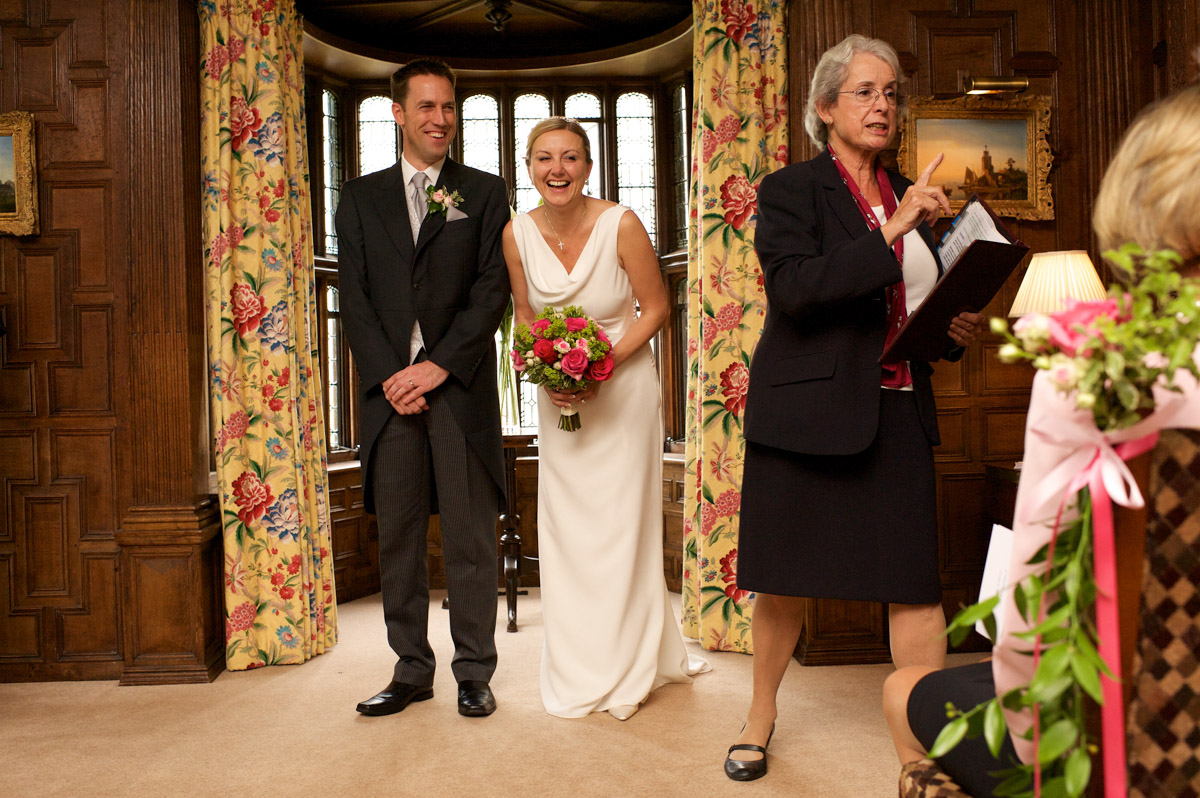 gail and john are announced as married after their wedding at never castle in kent