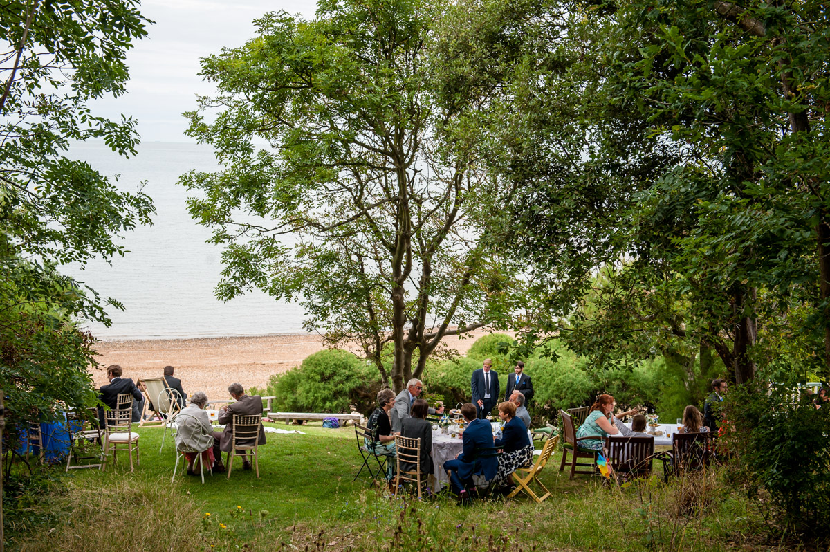 Photo overlooking the gardens at the Beacon House, Whitstable