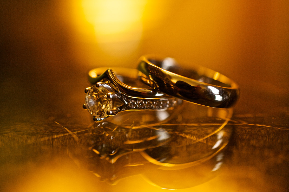 photograph of timea and edmunds wedding rings
