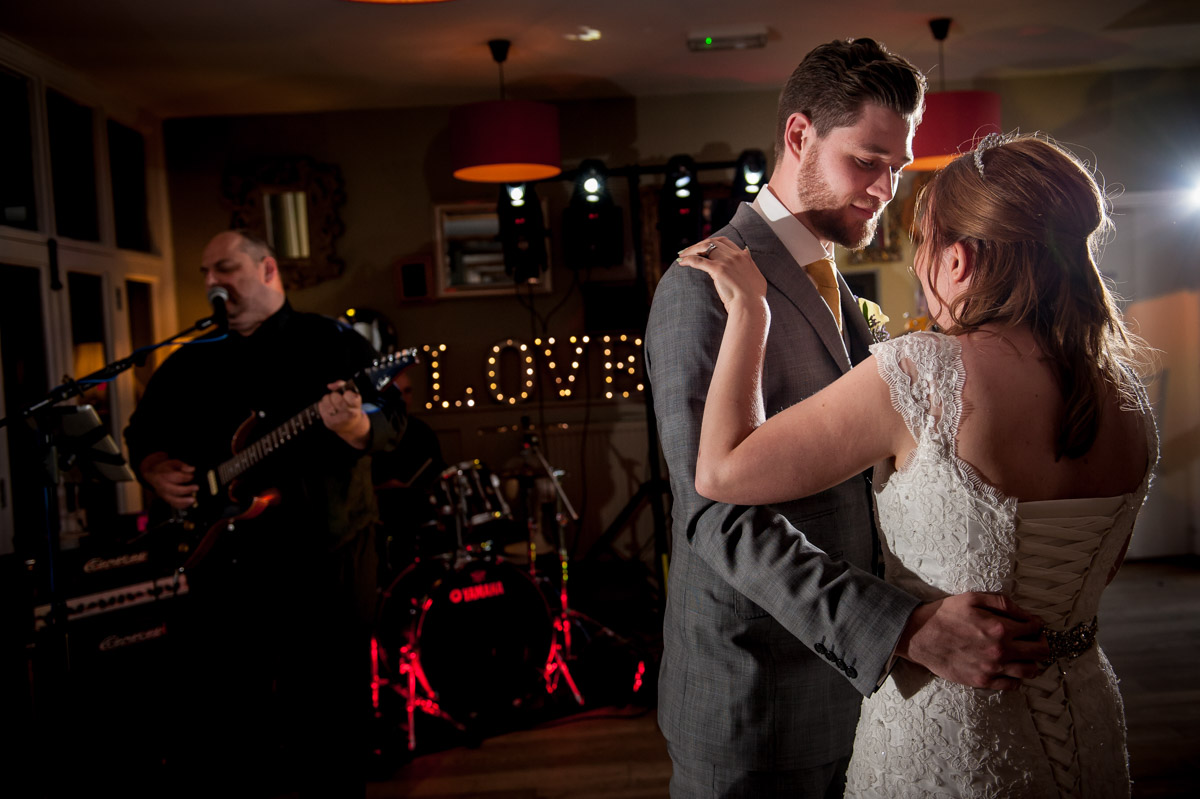 Amy and Darrens first dance at the secret garden in kent
