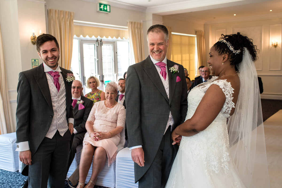 Photograph of wedding at the Hythe Imperial Hotel in Kent