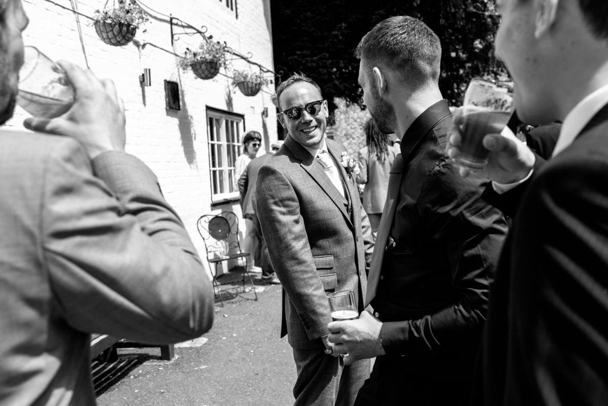 Photograph of Josh on his wedding day in Kent