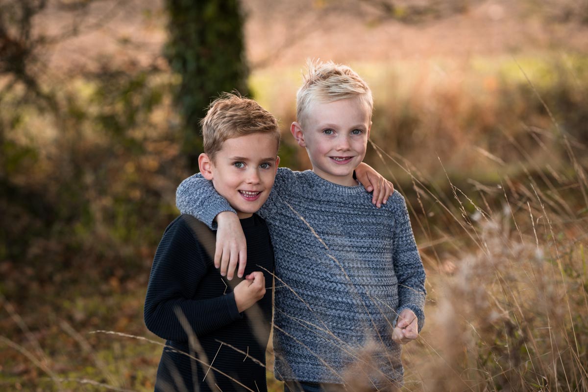 Natural portrait photography of Jake and Harry on the farm in Kent