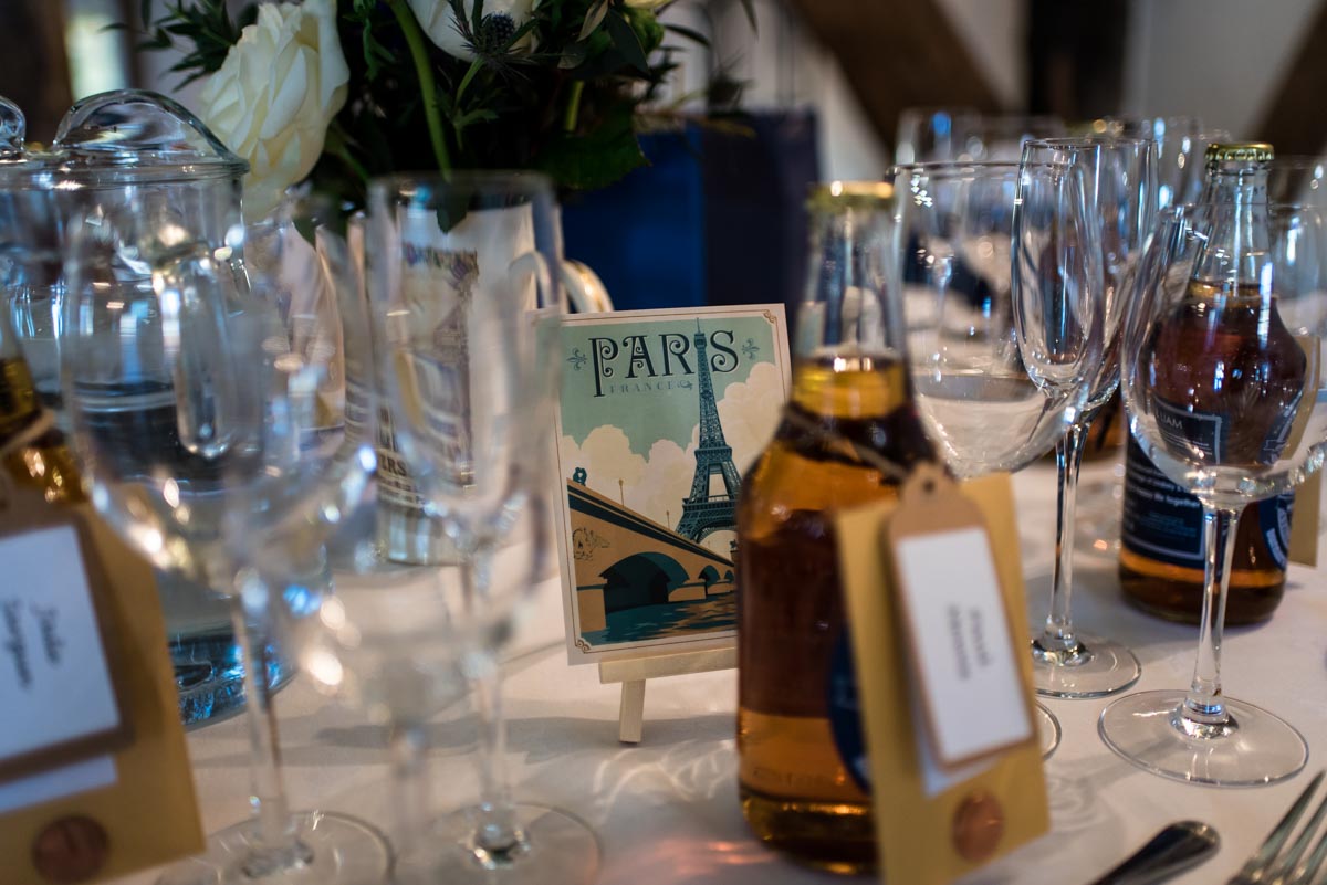 The Old brewery wedding photography of table decorations
