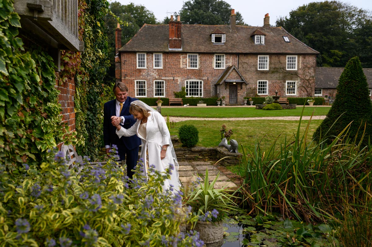 Tricia & Ian photographed at Solton Manor wedding venue in Kent