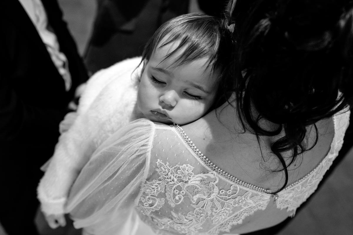 Photograph of Sophia and her daughter at The Oak Barn, frame Farm wedding venue in Kent