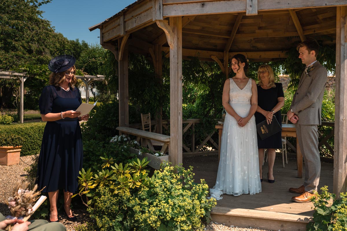 beccas' mum makes her speech at becca and freds wedding at the secret garden in kent