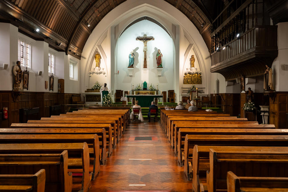 Small intimate wedding photographed in Folkestone, Kent